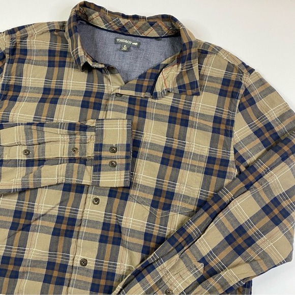 Toad&Co Other - Toad & Co Airscape Shirt Men's Large‎ Earth Long Sleeve Plaid Organic Cotton